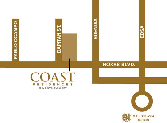 Coast Residences at Roxas Boulevard Pasay City by SMDC
