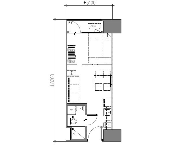 Mint Residences in Chino Roces Makati City by SMDC